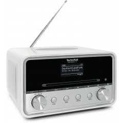TECHNISAT DIGITRADIO 586 DAB+ Radio, AM, FM, DAB+, Internet Radio, Bluetooth, Weiß/Silber