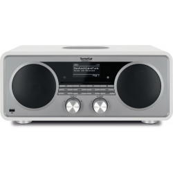 TECHNISAT DIGITRADIO 602 DAB+ Radio, AM, FM, DAB, DAB+, Internet Radio, Bluetooth, Weiß/Silber