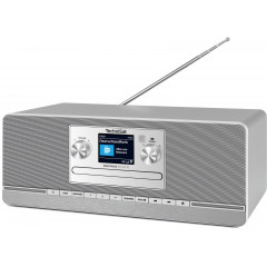 TECHNISAT DIGITRADIO 372 CD IR ANTHRAZIT/SILBER DAB+/UKW/Internet-Stereoradio, Hybrid, DAB+, Internet Radio, AM, FM, DAB, Bluetooth, Anthrazit/Silber