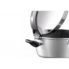 STONELINE Topf-Set »Future« Set, Kochtopf 20/24, Stieltopf 18 cm, Schmorpfanne 20/24 cm, 8 Stk. tlg. Aluminiumguss