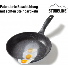 STONELINE Topf-Set Set, Bratentopf 20 cm, Kochtopf 20 cm, Kasserolle 18 cm, Pfanne 20/24 cm, 5 Stk. tlg. Aluminium