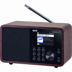 IMPERIAL 22-264-00 Internetradio, Digital, Internet Radio, Schwarz,Braun