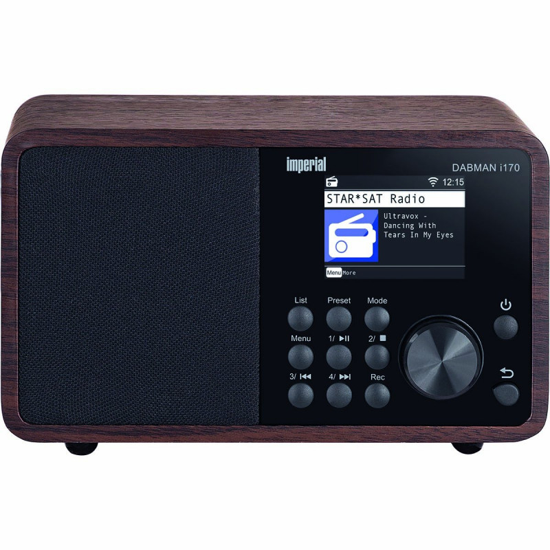 IMPERIAL 22-264-00 Internetradio, Digital, Internet Radio, Schwarz,Braun
