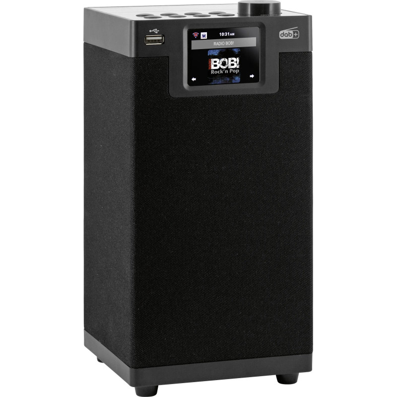 Imperial DABMAN i610schwarz Tischradio DAB+, DAB, Internet, UKW Bluetooth®, WLAN DLNA-fähig Schwarz