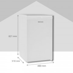 TELEFUNKEN CF-34-101-W Gefrierschrank (E, 160 kWh/Jahr, 63 l, 82,1 cm hoch)