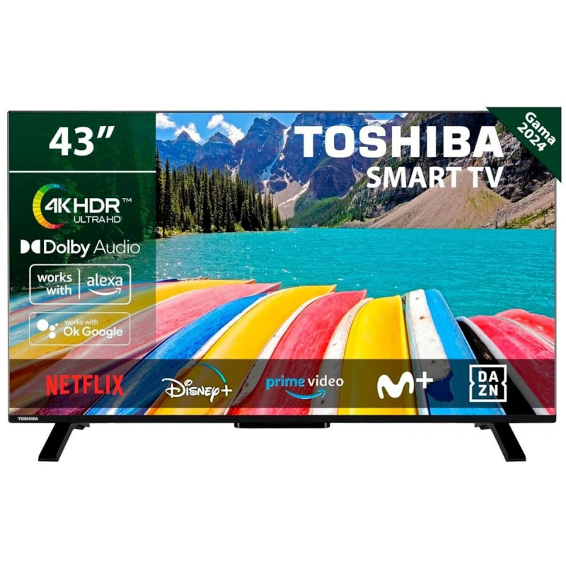 TOSHIBA 43UV2363DG LED TV (Flat, 43 Zoll / 109,22 cm, UHD 4K, SMART TV)