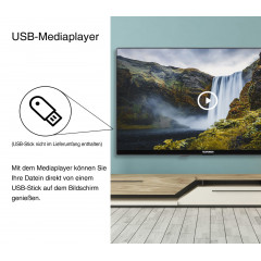 TELEFUNKEN XF32N750M LED TV (Flat, 32 Zoll / 80 cm, Full-HD)