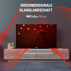 TELEFUNKEN XU43VP750M LED TV (Flat, 43 Zoll / 108 cm, UHD 4K, SMART TV)
