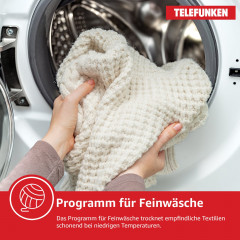 TELEFUNKEN TWP7EW Wärmepumpentrockner (7 kg, E)