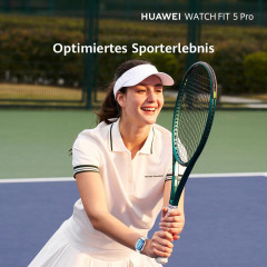 HUAWEI WATCH FIT 5 Pro + FreeBuds 7i Weiß Smartwatch und Kopfhörer Fluorelastomer, 130-210 mm, Black