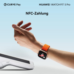 HUAWEI WATCH FIT 5 Pro + FreeBuds 7i Weiß Smartwatch und Kopfhörer Fluorelastomer, 130-210 mm, White