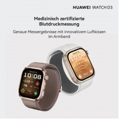 HUAWEI Watch D3 + FreeBuds SE 4 Blutdruck Smartwatches HNBR, 130-210 mm, Black