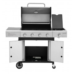 Hanseatic Gasgrill »Rockford, 4 Brenner + Seitenbrenner 14,5 kw Gesamt« inkl. 3 Jahre Herstellergarantie