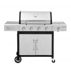 Hanseatic Gasgrill »Rockford, 4 Brenner + Seitenbrenner 14,5 kw Gesamt« inkl. 3 Jahre Herstellergarantie