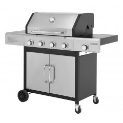 Hanseatic Gasgrill »Rockford, 4 Brenner + Seitenbrenner 14,5 kw Gesamt« inkl. 3 Jahre Herstellergarantie