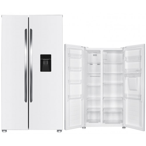 PKM SBS450NFDWDEW Side-by-Side (E, 177 cm hoch, weiß)