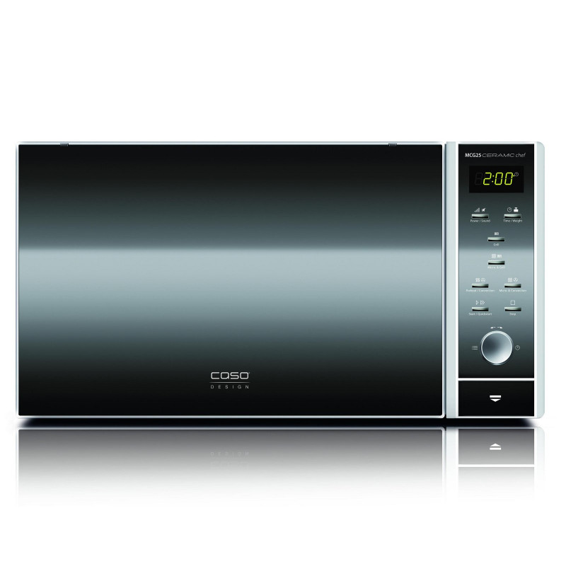 CASO MCG 25 Ceramic chef, Mikrowelle (900 Watt, 25 l Garraum-Volumen, Grillfunktion, Heißluftfunktion)
