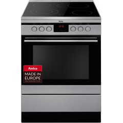 Amica Elektro-Standherd »SHC 11675/1 E« mit 2-fach-Teleskopauszug Steam Clean Komfortables Kochen und Backen mit bequemer Handhabung