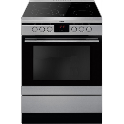 Amica Elektro-Standherd »SHC 11675/1 E« mit 2-fach-Teleskopauszug Steam Clean Komfortables Kochen und Backen mit bequemer Handhabung