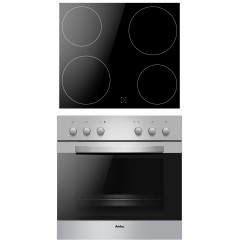 Amica Elektro-Herd-Set »EHC 12516 E« Steam Clean Set, Zuverlässiger Kochkomfort für den täglichen Küchenalltag