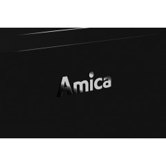 AMICA KS 15614 S Retro Edition Kühlschrank (108 l, E, 860 mm hoch, Schwarz)