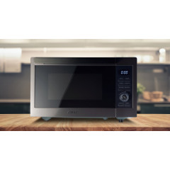 KOENIC KMWC 3019 DB, Mikrowelle mit Heißluft (1000 Watt, Grillfunktion, Heißluftfunktion)