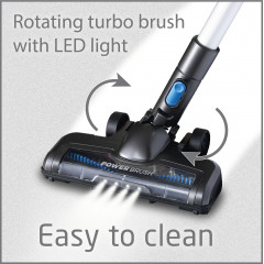 KOENIC KVR 25221 MOP Stielsauger, Akkubetrieb, 150 Watt