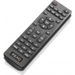 PEAQ PDR 370 BT-B Internetradio, DAB+ Radiotuner, FM Tuner, Internet-Radio, DAB+, FM, Internet Radio, DAB, Bluetooth, Schwarz