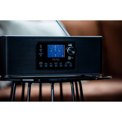 PEAQ PDR 270 BT-B Internetradio, Digital + FM, DAB+, FM, Internet Radio, Bluetooth, Schwarz