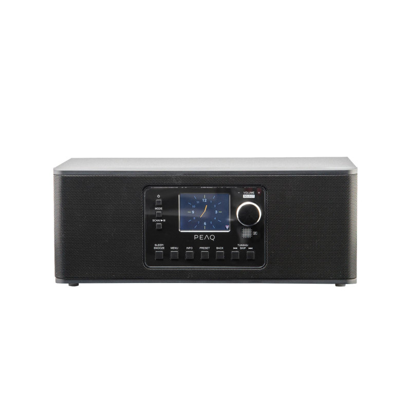 PEAQ PDR 270 BT-B Internetradio, Digital + FM, DAB+, FM, Internet Radio, Bluetooth, Schwarz