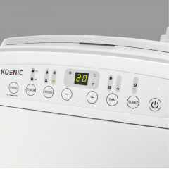 KOENIC KAC 9022 W Klimagerät Weiß (Max. Raumgröße: 80 m³, EEK: A)