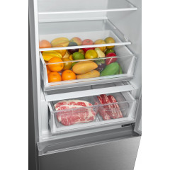 KOENIC KFK 621 C NF IN Kühlgefrierkombination (C, 338 l, 1850 mm hoch, Inox)