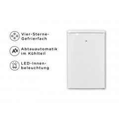 OK. OFK 121 C W Kühlschrank mit Gefrierfach (107 l, C, 56 cm hoch, Weiß)