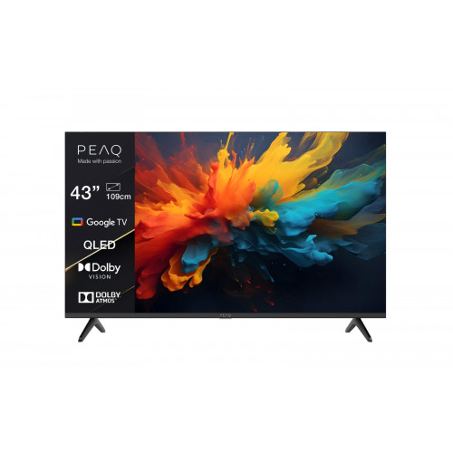 PEAQ PTV 43GQU-5024T QLED TV (43 Zoll / 108 cm, QLED 4K, SMART TV)