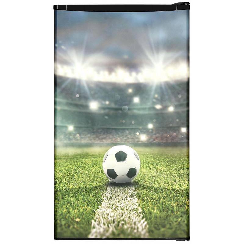OK. OFR 181 E B Fussball Vollraumkühlschrank (91 l, E, 84,5 cm hoch, Schwarz)