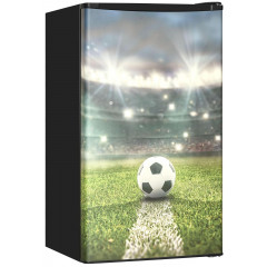 OK. OFR 181 E B Fussball Vollraumkühlschrank (91 l, E, 84,5 cm hoch, Schwarz)