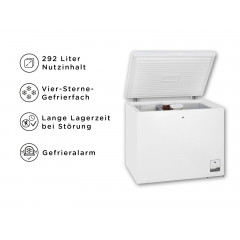 OK. OFZ 151 C W Gefriertruhe (C, 300 l, 835 mm hoch)