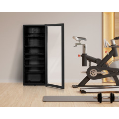 OK. OBFR 312 C B Getränkekühlschrank (237 l, C, 1395 mm hoch}, Schwarz)
