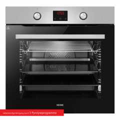 KOENIC KBO 511-1 M A1 Pyrolyse, Einbaubackofen (Einbaugerät, 77 l, 595 mm breit)
