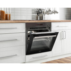 KOENIC KBO 611-1 B A1, Einbaubackofen (Einbaugerät, 77 l, 595 mm breit), Dampfgarfunktion