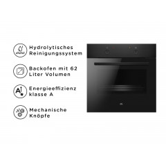 OK. OBO 321 B A, Einbaubackofen (Einbaugerät, 62 l, 595 mm breit)