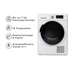 OK. OTD 7342 D Wärmepumpentrockner G05 (7 kg, D, Weiß)