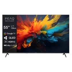 PEAQ PTV 55GQU-5025C TV (Flat, 55 Zoll / 139,0 cm, QLED 4K, SMART TV) PEAQ PTV 55GQU-5025C TV (Flat, 55 Zoll / 139,0 cm, QLED 4K, SMART TV)