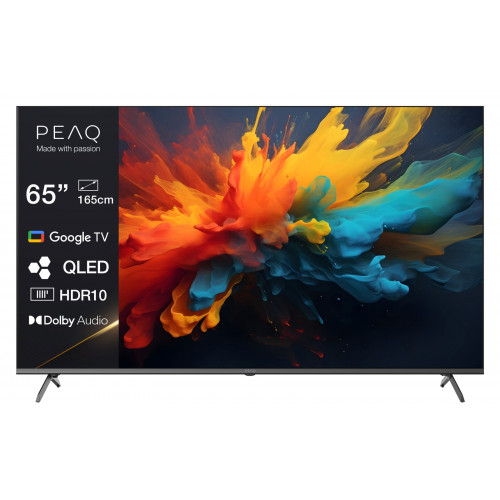 PEAQ PTV 65GQU-5025C QLED UHD TV (Flat, 65 Zoll / 164,0 cm, QLED 4K, SMART TV)