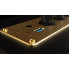 PEAQ ICONIC Vibe 3 | PPA 550-RW Lautsprecher, Schwarz mit goldenen Elementen