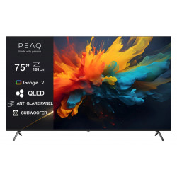 PEAQ PTV 75GQU-5025C AG TV (Flat, 75 Zoll / 189,0 cm, QLED 4K, SMART TV) PEAQ PTV 75GQU-5025C AG TV (Flat, 75 Zoll / 189,0 cm, QLED 4K, SMART TV)
