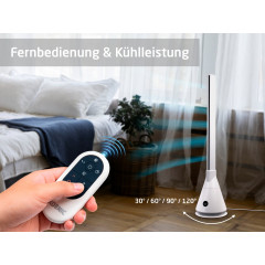 KOENIC KTF 209426 Ventilator/ Heizlüfter Weiß (2000 Watt)