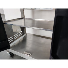 KOENIC KSG-TR 3272226 M Elektro-Standgrill, Silber (3200 Watt)