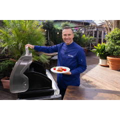 KOENIC KSG-TR 3272226 M Elektro-Standgrill, Silber (3200 Watt)