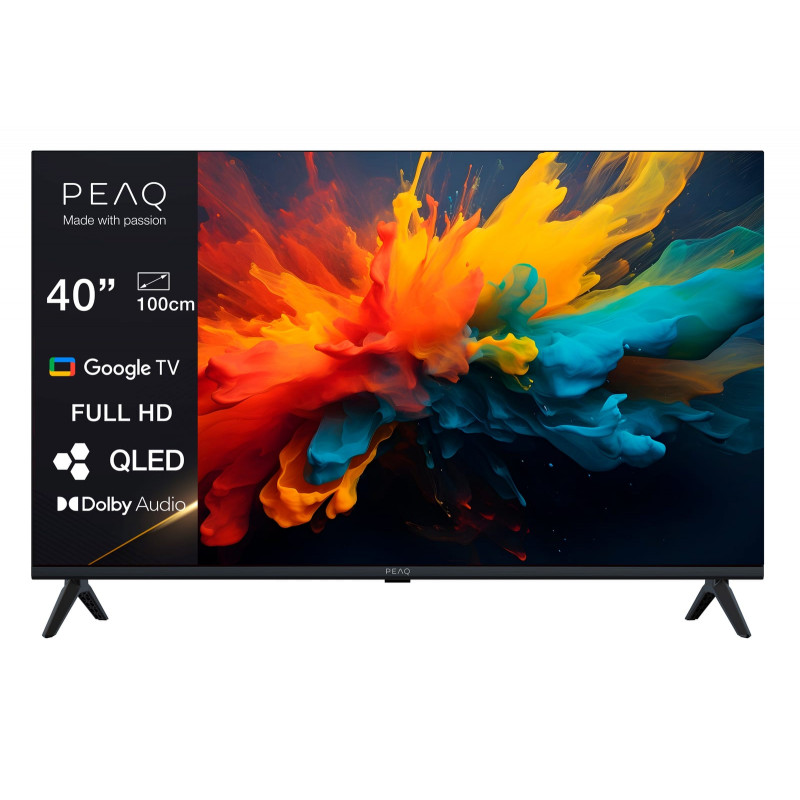 PEAQ PTV 40GQF-5026T QLED TV (Flat, 40 Zoll / 100 cm, Full-HD, SMART TV)